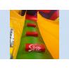 China Hot commercial outdoor crayon inflatable bounce house with basketball ring N slide inside for kids parties factory