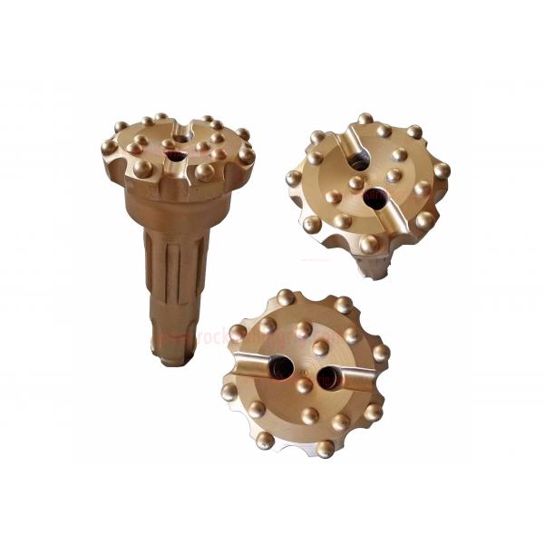 Quality 5 Inch DTH Drilling Tools High Air Pressure DTH Rock Drill Bit Customized Color for sale
