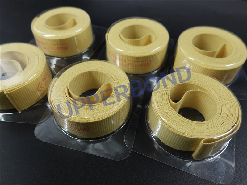 China High Temperature Resistance Aramid Fiber Conveyor Belt Yellow Color factory
