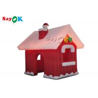 China 3*3*3m Oxford Inflatable Christmas Village House For Party for sale
