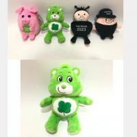 China 15CM Plush Teddy Bear Stuffed Animal With Heart / Shamrock For St. Patrick'S Day factory