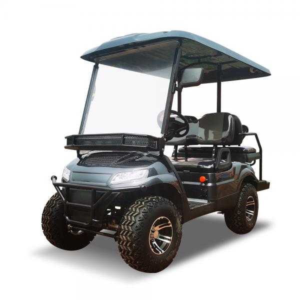 Quality Aluminum Hunting 4 Seater Golf Cart 30mph Battery Powered for sale