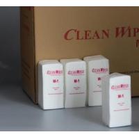 Quality Quarter Folded Industrial Cleanroom Wiper Non Woven Wipes M-1 Series for sale