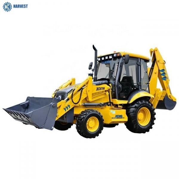Quality Digging Capacity 0.3m3 XCMG XC870K 2500kg Backhoe Loader Machine for sale