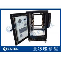 China IP55 Galvanized Steel 20U Outdoor Telecom Cabinet For Telecom Equipments With PDU Inside factory
