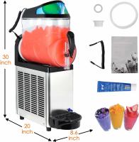 Buy cheap One Bowl Ice Slush Machine Stainless 304 With LED Light Cover from wholesalers