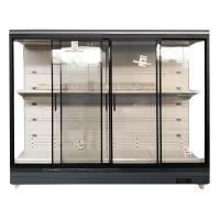 China Sliding Glass Door Multideck Display Fridge Auto Defrosting With Multi Deck Shelving factory