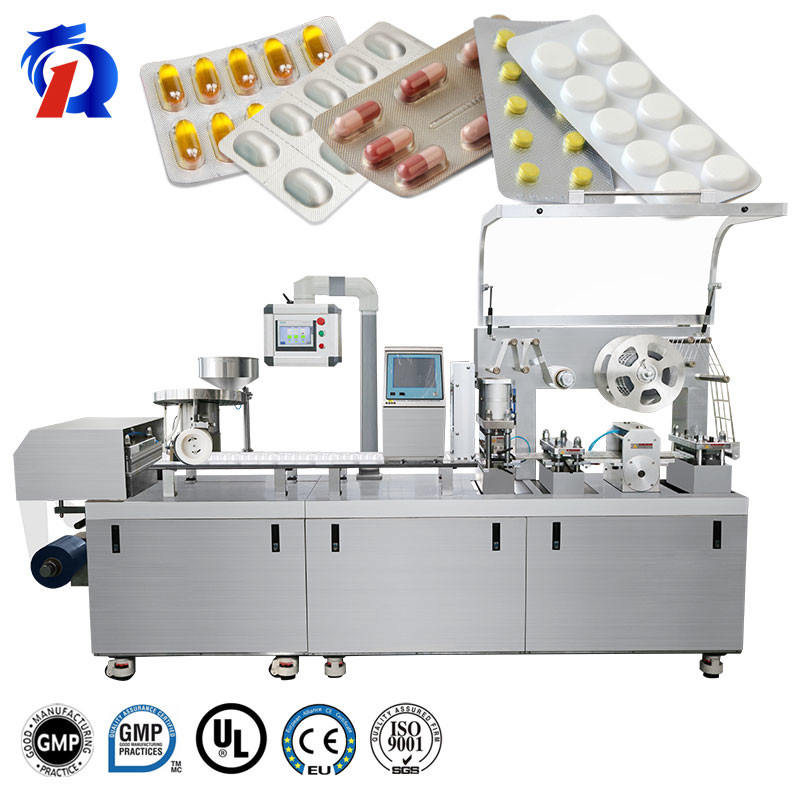 China Alu Alu Blister Packing Machine Flat Plate Automatic For Tablet Pill factory