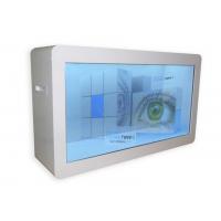 Quality 47 See Through Lcd Screen Kiosk Digital Signage , Multitouch Transparent for sale