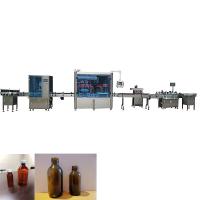 Quality 8000mm Length Bottling Production Line Automatic Syrup Filling Machine for sale