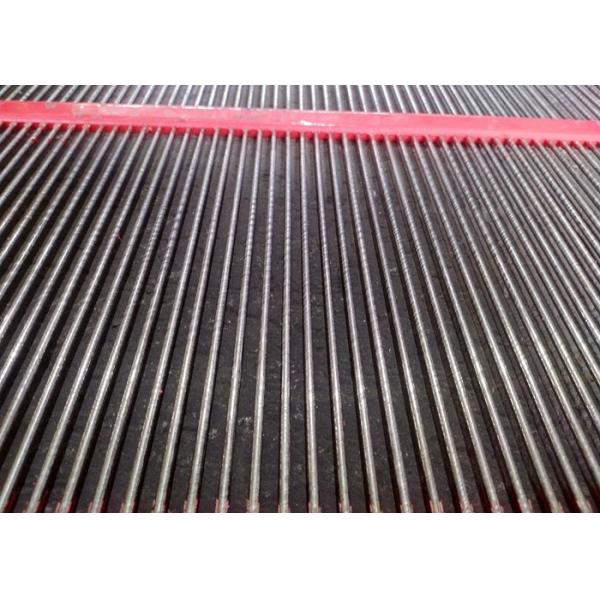 Quality Red Poly Strip Steel Screen Mesh Alloy Steel Or 65Mn Spring Steel Wire for sale
