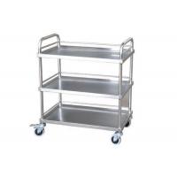 China 3 Layers Stainless Steel Medical Trolley Treatment Cart Hospital Cart (ALS-SS03) factory