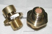 China 3/8 inch brass breather filters (male NPT,BSP,G thread,Metric thread) no finishing,OEM and ODM service factory
