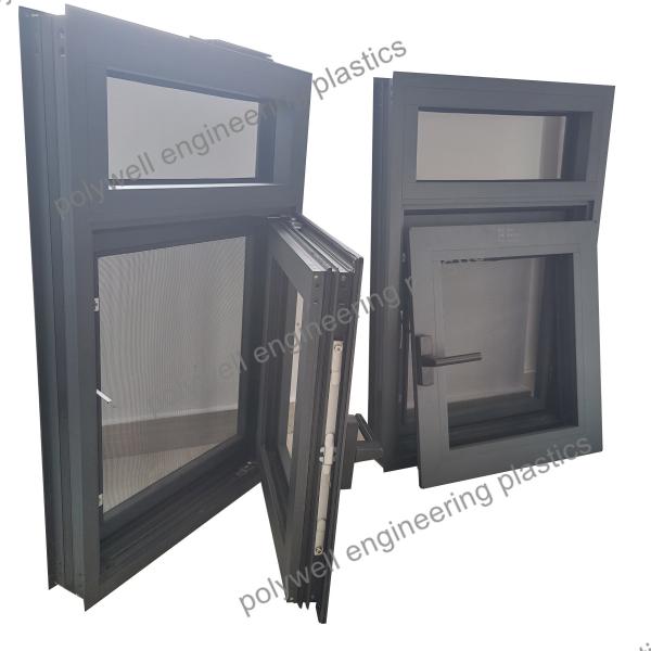 Quality Aluminum Alloy Three Rail Translation Window Sound Insulation Anti Theft Profile for sale