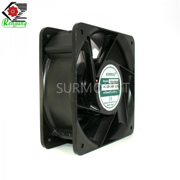 Quality 240 CFM 3100RPM Ball Bearing High Airflow PC Fans , 180mm PC Fan With Metal Blade for sale