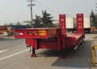 China 13000*3000mm Semi Trailer Truck 3 Axles 60-80 Tons 17m Mn Steel factory