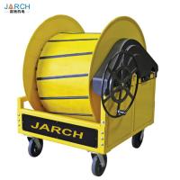China Auto Retractable Hose Reel Hand Wheel Crank Pre Conditioned Air PCA With Cart hose reel machine factory
