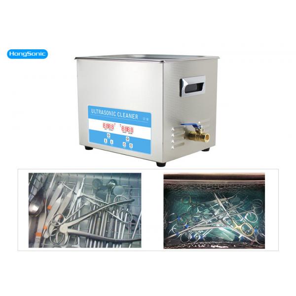 Quality Mechanical Timer Dental Ultrasonic Cleaner 6.5L Stainless Steel 304 Tank for sale