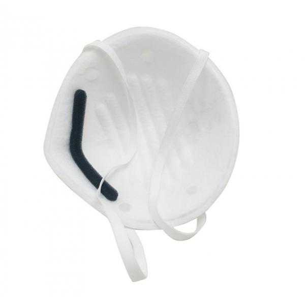 Quality Smooth Breathing FFP2 Cup Mask With Latex Free Elastic Strap / Soft Nose Liner for sale