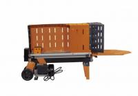 China Manual Electric Firewood Log Splitter For Dividing Round Logs 1500W 5 Ton factory
