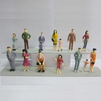 China 1:25 color figure--model figures,scale figure,painted figures,ABS figure,G gauge people,plastic mini  figures for sale