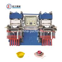 China Silicone Products Making Machine For Silicone Baby Feeding Suction Bowl/Silicone Rubber Vacuum Compression Molding Machine factory
