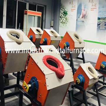 Quality 20Khz 40KG Steel Scrap Melting Induction Furnace Medium Frequency Type for sale