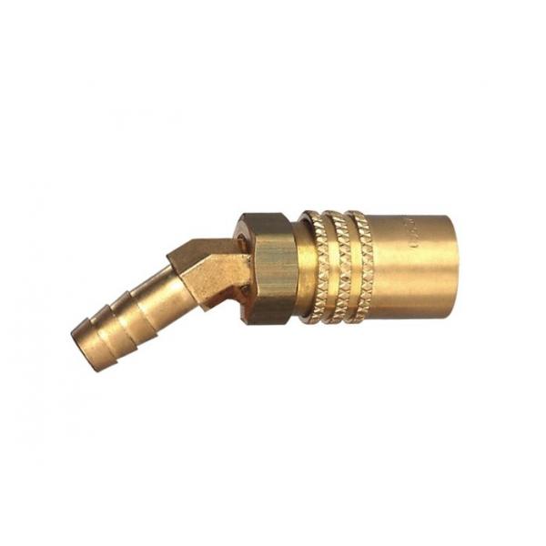 Quality Moldmate Series Angled Hose Barb Coupler 1/4"-3/4" For Mold Coolant for sale