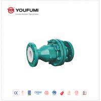 Quality WCB PFA Lined Check Valve ANSI Standard Swing Type For Sulfuric Acid for sale