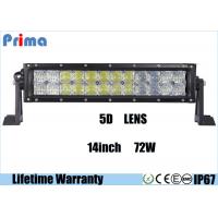 china Combo Beam 5D 72 Watt 14 Inch LED Car Light Bar For 4 X 4 Vehicles DC 9V - 32V