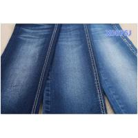 China Indigo Blue Cotton Stretch Elastic Denim Fabric 130cm For Garment factory
