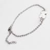 China Simple Style Stainless Steel Bangle Charm Bracelet , Unisex Small Chain Bracelet factory
