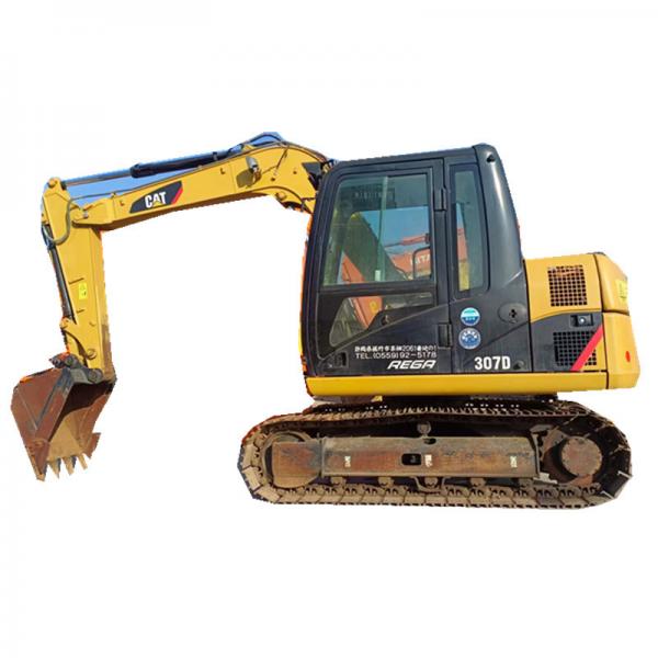 Quality 7 Ton Mini Used Hydraulic Crawler Excavator Caterpillar 307D Backhoe Excavator for sale
