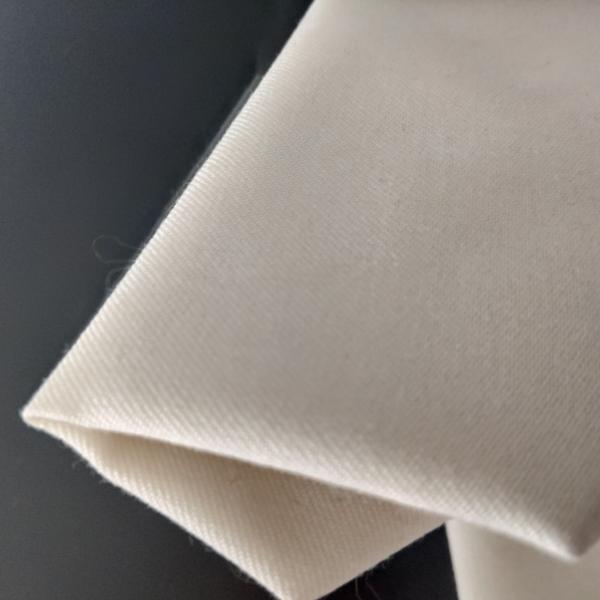 Quality White Twill Nomex Aramid Fabric Flame Retardant Woven Material for sale