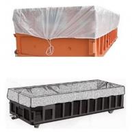 China Large durable drawstring dumpster container liner for garbage disposable,dump truck liner |plastic bed liners for dumpst factory