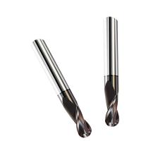 China 10mm Long Shank End Mills R5 Ball Nose End Mills For Steel for sale