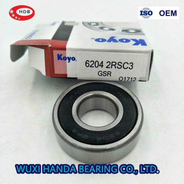 Quality KOYO Deep Groove Ball Bearing 6204 ZZCM 6204 2RSC3 Bearing for sale