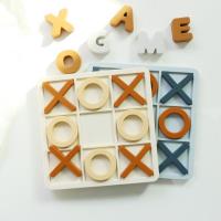 China Age Range 1-4 Silicone Jigsaw Puzzle Promotes Cognitive Development Educational Silicone XO Puzzles Toys factory