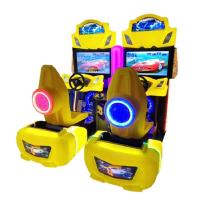China Double Outrun Car Racing Game Machine 2 Players Racing Video Arcade Simulator Games With Cabinet factory