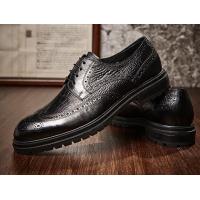 Quality Brogues Casual Mens Leather Dress Shoes Breathable Office Police Loafer for sale