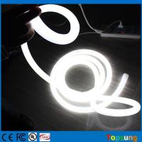 China 120v 6500k white emitting led neon flex rope lights trip ribbon tube soft hose smd 16mm mini size flexible neon factory