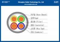 China 4 Cores /4+1 Core Fire Resistant Cable/ Mica Tape XLPE Insulated Sheathed Fire Proof Cable( Unarmoured ) factory