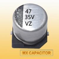 China 105°C 16V 47uF SMD Electrolytic Capacitor,Chip Capacitor factory