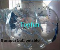 China Outdoor Sports Inflatable Body Bumper Ball 1.00mm PVC Zorb Bumper Ball factory