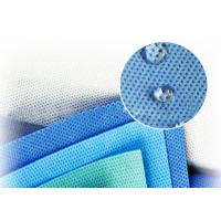 Quality Polypropylene SMS Nonwoven Fabric / Spunbond Non Woven Fabric 160cm 240cm 320cm for sale