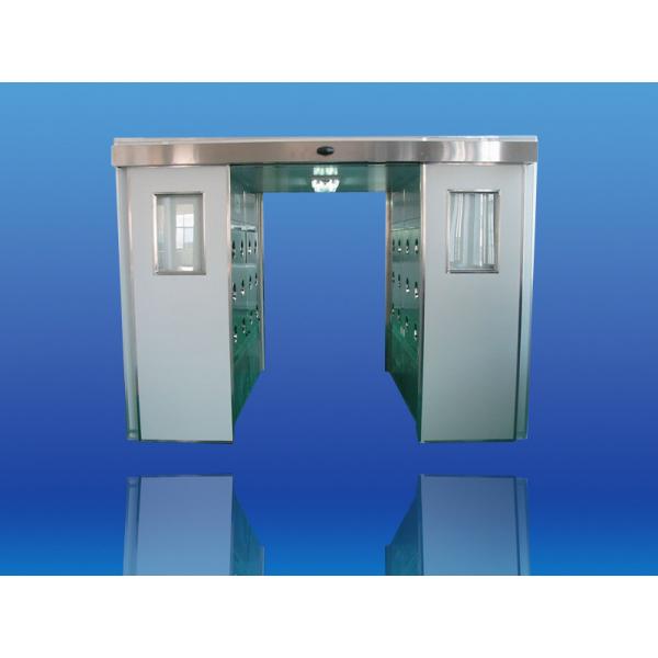 Quality Automatic Sliding Door Cleanroom Air Shower For Person / Cargo Dust Removal for sale
