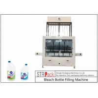 china PLC Control 10 Heads Gravity Bottle Filling Machine For 1 - 5L Bleach Cleaner