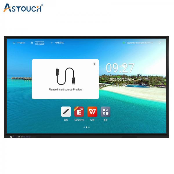Quality Multi Touch Smart Interactive Whiteboard For Education 85 Inch 4K for sale