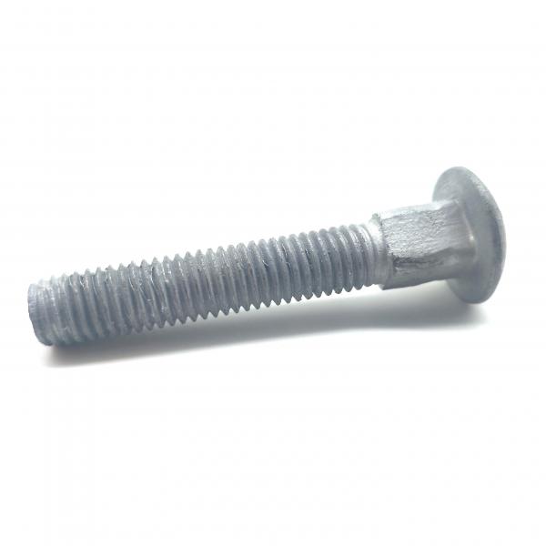 Quality Carbon steel 4.8 5.8 M10 Long Neck Carriage Bolt With Fine Pitch Thread for sale