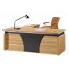 China Knock Down Packed Melamine Office Furniture Desk With Mobile Pedestal factory